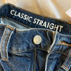 J.Crew NWT classic straight jean in dark blue Size 24, measure ~38” Length